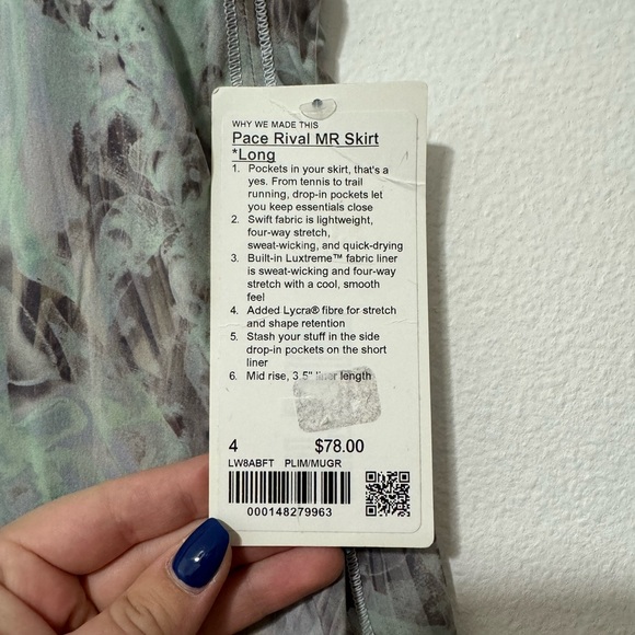 *SOlD* NWT Lululemon tennis skirt - Picture 5 of 5